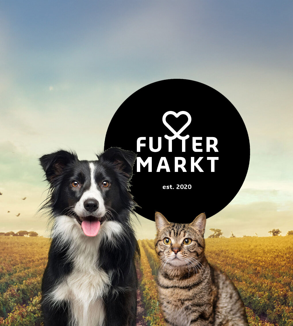 Futtermarkt Hund und Katzen Banner