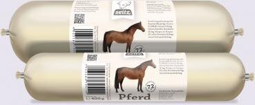 Seitz Hundefutter Pferd Pur 800g (Wurst)