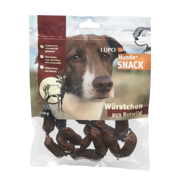 LUPOSAN  LUPO lini Hundewürstchen Hirsch 100g